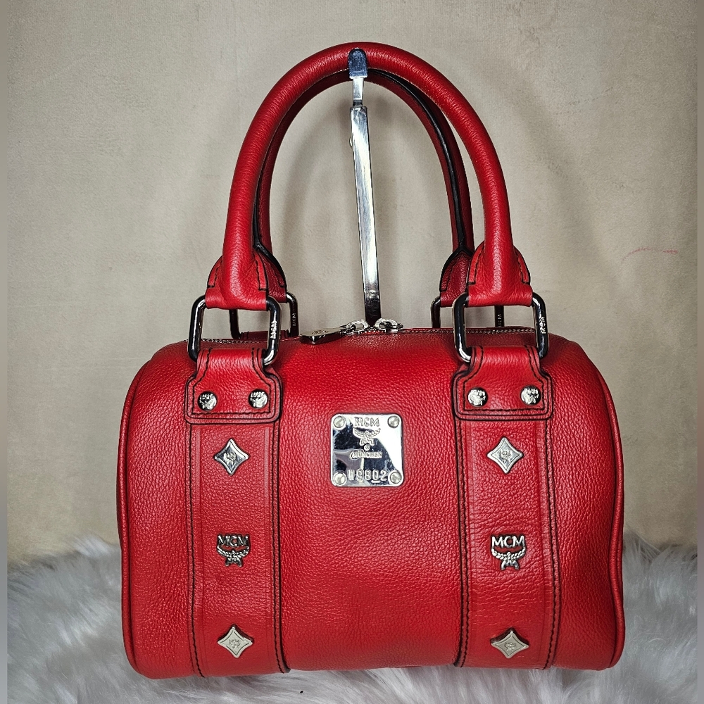 MCM small red boston